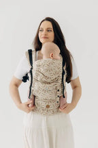 LennyUpGrade PRO Carrier, jacquard weave, 50% cotton, 50% bamboo viscose - INFINITY - GOLDEN HOUR - Woven Baby Standard   lenny_upgrade_pro    #