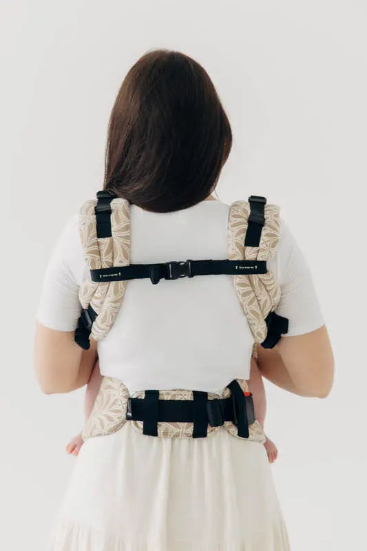 LennyUpGrade PRO Carrier, jacquard weave, 50% cotton, 50% bamboo viscose - INFINITY - GOLDEN HOUR - Woven Baby Standard   lenny_upgrade_pro    #