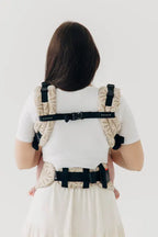 LennyUpGrade PRO Carrier, jacquard weave, 50% cotton, 50% bamboo viscose - INFINITY - GOLDEN HOUR - Woven Baby Standard   lenny_upgrade_pro    #
