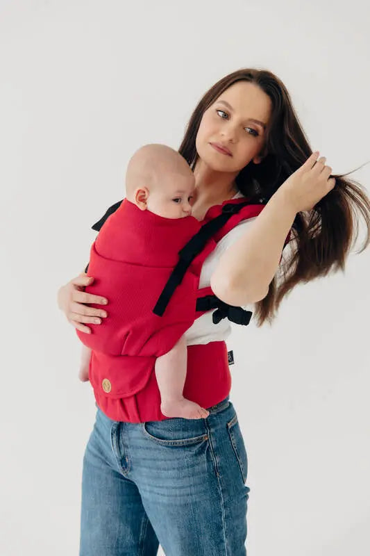 My First Baby Carrier - LennyUpGrade Carrier PRO, herringbone weave 100% cotton - LITTLE HERRINGBONE SEDONA - Woven Baby Standard   lenny_upgrade_pro    #