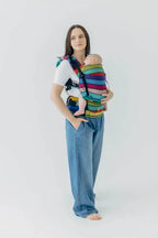 LennyUpGrade PRO Carrier, broken-twill weave 100% cotton - CAROUSEL OF COLORS - Woven Baby Standard   lenny_upgrade_pro    #