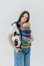 LennyUpGrade PRO Carrier, broken-twill weave 100% cotton - CAROUSEL OF COLORS - Woven Baby Standard   lenny_upgrade_pro    #