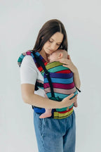 LennyUpGrade PRO Carrier, broken-twill weave 100% cotton - CAROUSEL OF COLORS - Woven Baby Standard   lenny_upgrade_pro    #