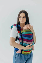 LennyUpGrade PRO Carrier, broken-twill weave 100% cotton - CAROUSEL OF COLORS - Woven Baby Standard   lenny_upgrade_pro    #