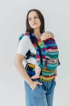 LennyUpGrade PRO Carrier, broken-twill weave 100% cotton - CAROUSEL OF COLORS - Woven Baby Standard   lenny_upgrade_pro    #