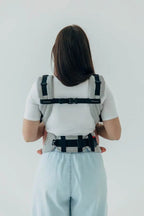 My First Carrier - LennyUpGrade PRO, herringbone weave 100% cotton - LITTLE HERRINGBONE GREY - Woven Baby Standard   lenny_upgrade_pro    #