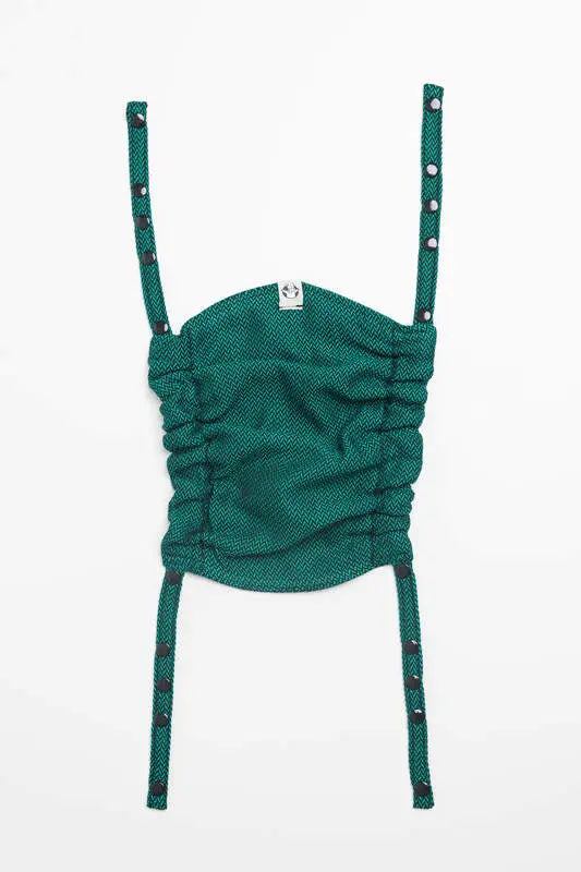 Carrier hood (100% cotton) - EMERALD - Woven Baby    carrier_hoods    #
