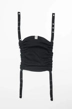 Carrier hood (100% cotton) -  LITTLE HERRINGBONE EBONY BLACK - Woven Baby    carrier_hoods    #