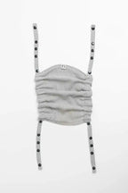 Carrier hood (100% cotton) - LITTLE HERRINGBONE GREY - Woven Baby    carrier_hoods    #