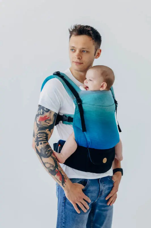LennyUpGrade PRO Carrier, broken-twill weave 100% cotton - AIRGLOW - Woven Baby Standard   lenny_upgrade_pro    #