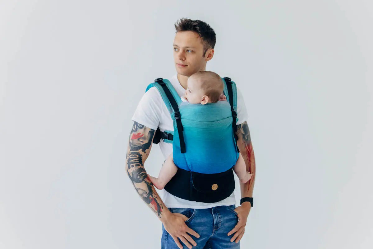LennyUpGrade PRO Carrier, broken-twill weave 100% cotton - AIRGLOW - Woven Baby Standard   lenny_upgrade_pro    #