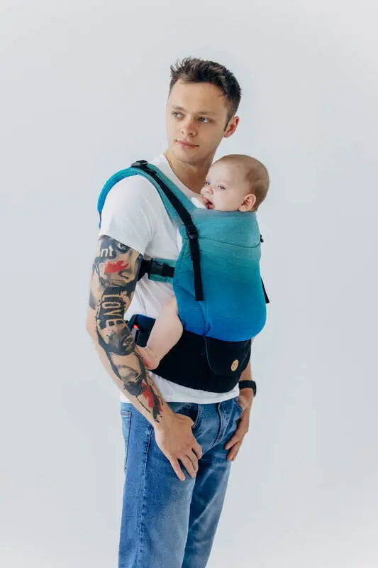 LennyUpGrade PRO Carrier, broken-twill weave 100% cotton - AIRGLOW - Woven Baby Standard   lenny_upgrade_pro    #