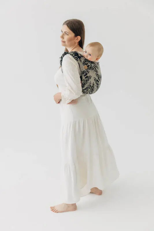 Lenny Buckle Onbuhimo PRO baby carrier, jacquard weave (65% cotton 35% silkk) - QUEEN OF THE NIGHT - PAMINA - Woven Baby Toddler   buckle_onbu_pro_carriers    #