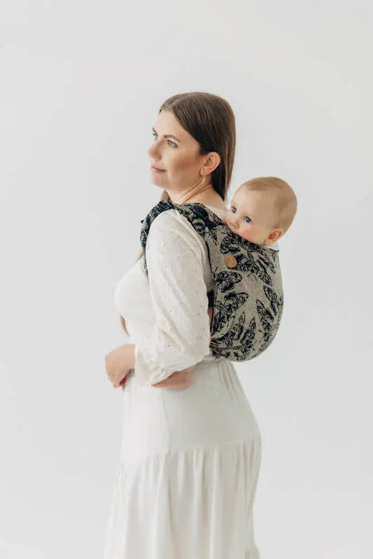 Lenny Buckle Onbuhimo PRO baby carrier, jacquard weave (65% cotton 35% silkk) - QUEEN OF THE NIGHT - PAMINA - Woven Baby Toddler   buckle_onbu_pro_carriers    #