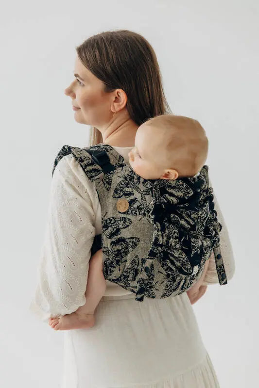 Lenny Buckle Onbuhimo PRO baby carrier, jacquard weave (65% cotton 35% silkk) - QUEEN OF THE NIGHT - PAMINA - Woven Baby Toddler   buckle_onbu_pro_carriers    #