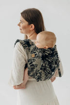 Lenny Buckle Onbuhimo PRO baby carrier, jacquard weave (65% cotton 35% silkk) - QUEEN OF THE NIGHT - PAMINA - Woven Baby Toddler   buckle_onbu_pro_carriers    #