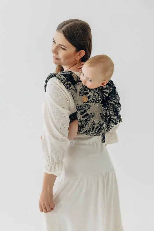 Lenny Buckle Onbuhimo PRO baby carrier, jacquard weave (65% cotton 35% silkk) - QUEEN OF THE NIGHT - PAMINA - Woven Baby Toddler   buckle_onbu_pro_carriers    #
