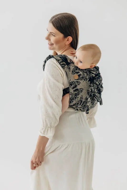 Lenny Buckle Onbuhimo PRO baby carrier, jacquard weave (65% cotton 35% silkk) - QUEEN OF THE NIGHT - PAMINA - Woven Baby Toddler   buckle_onbu_pro_carriers    #