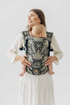 LennyLight Carrier, jacquard weave ( 65% cotton 35% silk) - QUEEN OF THE NIGHT - PAMINA - Woven Baby Standard   lenny_light    #