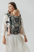 LennyLight Carrier, jacquard weave ( 65% cotton 35% silk) - QUEEN OF THE NIGHT - PAMINA - Woven Baby Standard   lenny_light    #