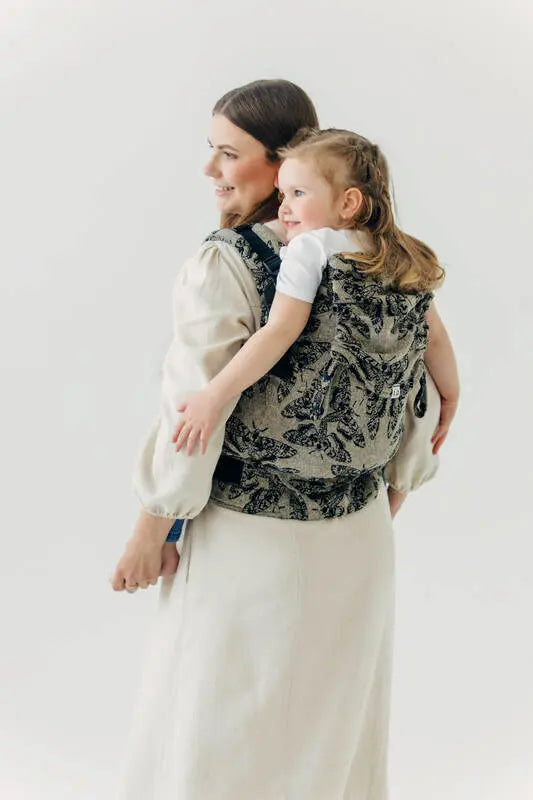 LennyPreschool Carrier, jacquard weave (65% cotton 35% silk) - QUEEN OF THE NIGHT - PAMINA - Woven Baby Preschool   lenny_preschool    #