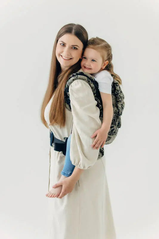LennyPreschool Carrier, jacquard weave (65% cotton 35% silk) - QUEEN OF THE NIGHT - PAMINA - Woven Baby Preschool   lenny_preschool    #