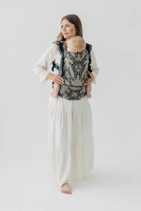 LennyUpGrade PRO Carrier, jacquard weave (65% cotton 35% silk) - QUEEN OF THE NIGHT - PAMINA - Woven Baby Standard   lenny_upgrade_pro    #