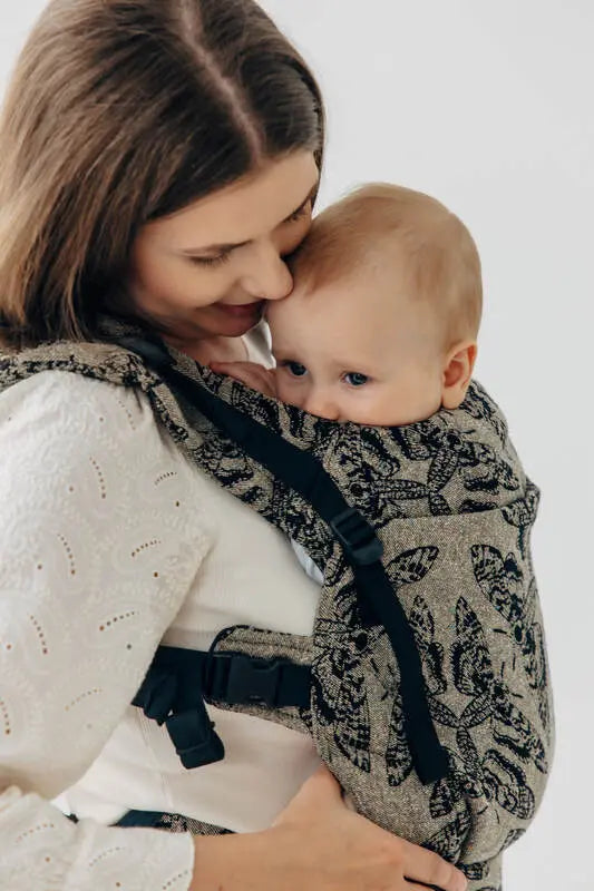 LennyUpGrade PRO Carrier, jacquard weave (65% cotton 35% silk) - QUEEN OF THE NIGHT - PAMINA - Woven Baby Standard   lenny_upgrade_pro    #