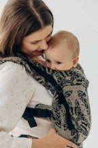 LennyUpGrade PRO Carrier, jacquard weave (65% cotton 35% silk) - QUEEN OF THE NIGHT - PAMINA - Woven Baby Standard   lenny_upgrade_pro    #