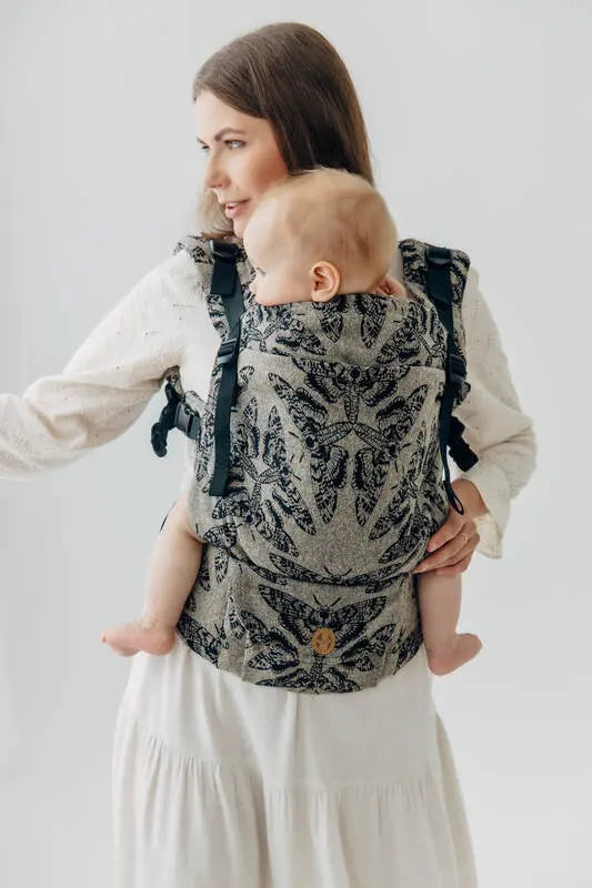 LennyUpGrade PRO Carrier, jacquard weave (65% cotton 35% silk) - QUEEN OF THE NIGHT - PAMINA - Woven Baby Standard   lenny_upgrade_pro    #