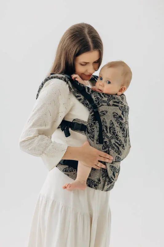 LennyUpGrade PRO Carrier, jacquard weave (65% cotton 35% silk) - QUEEN OF THE NIGHT - PAMINA - Woven Baby Standard   lenny_upgrade_pro    #