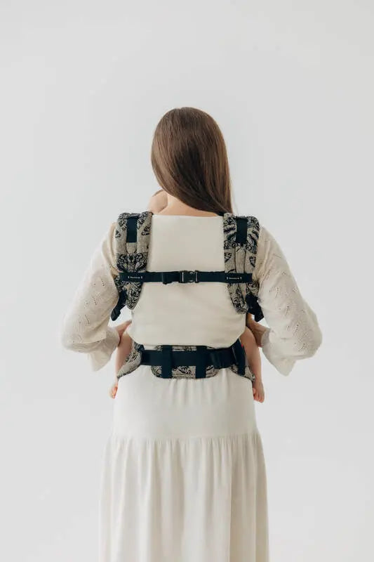 LennyUpGrade PRO Carrier, jacquard weave (65% cotton 35% silk) - QUEEN OF THE NIGHT - PAMINA - Woven Baby Standard   lenny_upgrade_pro    #