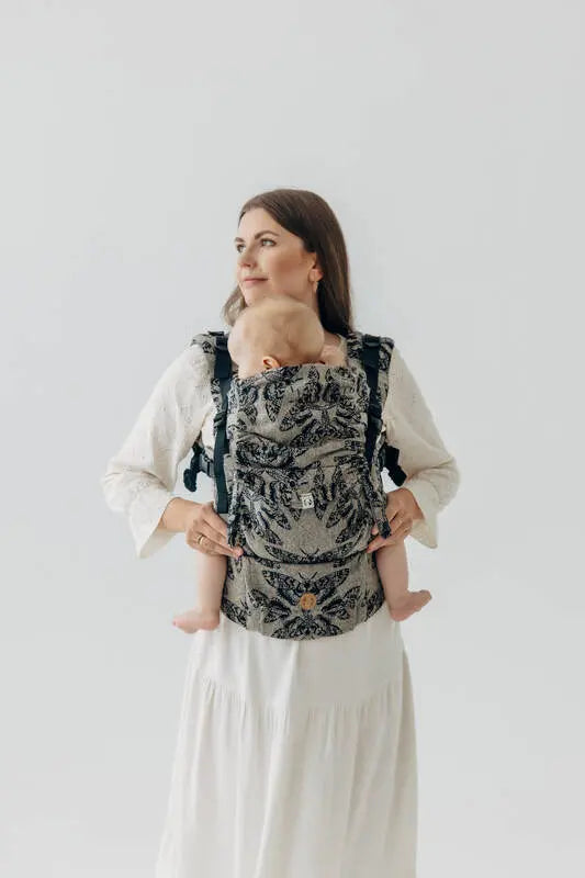 LennyUpGrade PRO Carrier, jacquard weave (65% cotton 35% silk) - QUEEN OF THE NIGHT - PAMINA - Woven Baby Standard   lenny_upgrade_pro    #