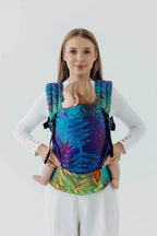 LennyLight Carrier, jacquard weave 100% cotton - RAINFOREST - CARNIVAL