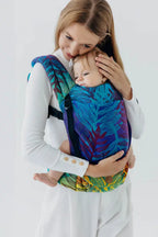 LennyLight Carrier, jacquard weave 100% cotton - RAINFOREST - CARNIVAL