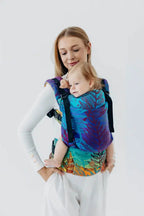 LennyUpGrade PRO Carrier, jacquard weave 100% cotton - RAINFOREST - CARNIVAL