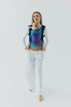 LennyUpGrade PRO Carrier, jacquard weave 100% cotton - RAINFOREST - CARNIVAL