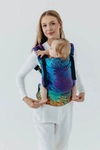 LennyUpGrade PRO Carrier, jacquard weave 100% cotton - RAINFOREST - CARNIVAL