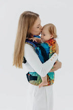 LennyUpGrade PRO Carrier, jacquard weave 100% cotton - RAINFOREST - CARNIVAL