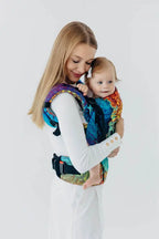 LennyUpGrade PRO Carrier, jacquard weave 100% cotton - RAINFOREST - CARNIVAL