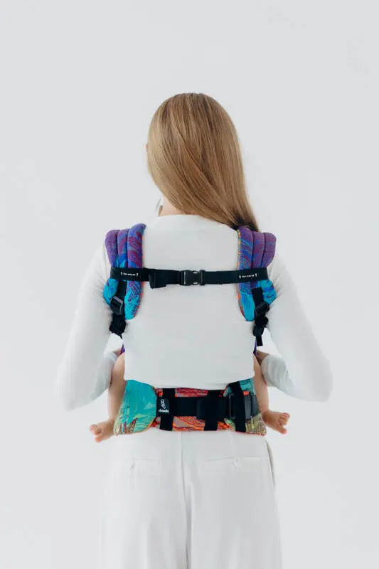 LennyUpGrade PRO Carrier, jacquard weave 100% cotton - RAINFOREST - CARNIVAL