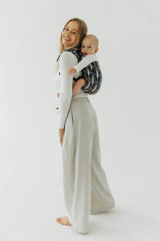 Lenny Buckle Onbuhimo PRO baby carrier, jacquard weave (100% cotton) - DECO - GRAINFIELDS