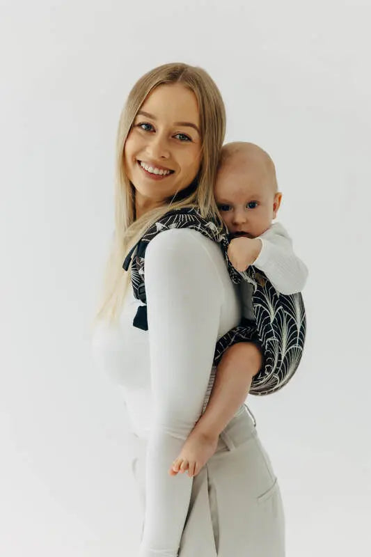 Lenny Buckle Onbuhimo PRO baby carrier, jacquard weave (100% cotton) - DECO - GRAINFIELDS