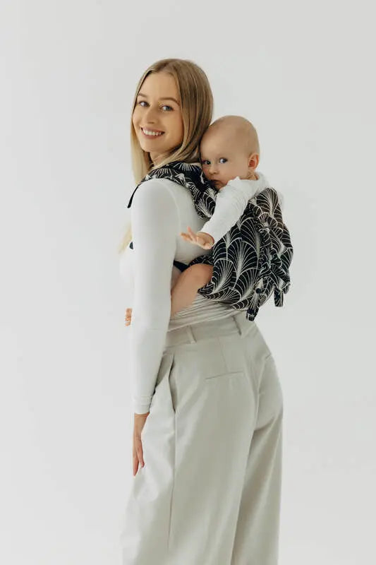 Lenny Buckle Onbuhimo PRO baby carrier, jacquard weave (100% cotton) - DECO - GRAINFIELDS