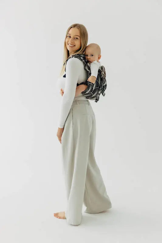 Lenny Buckle Onbuhimo PRO baby carrier, jacquard weave (100% cotton) - DECO - GRAINFIELDS