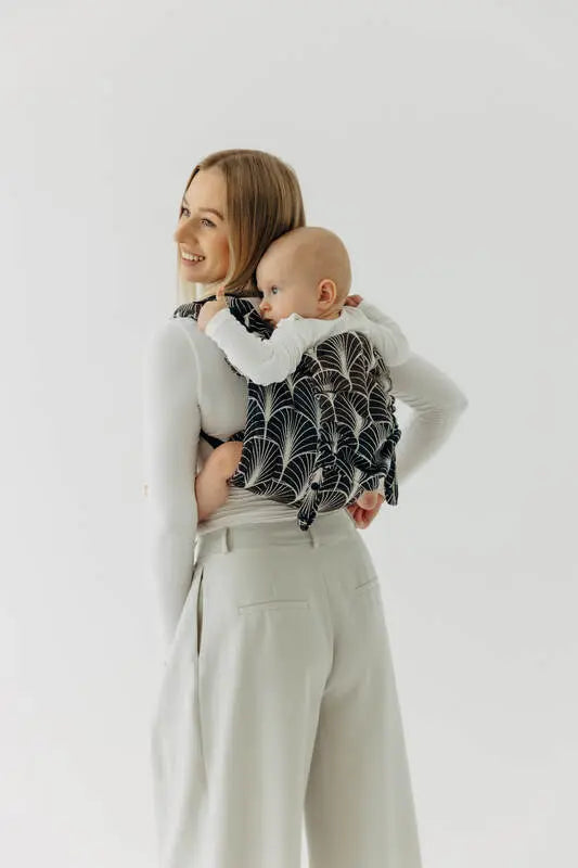 Lenny Buckle Onbuhimo PRO baby carrier, jacquard weave (100% cotton) - DECO - GRAINFIELDS