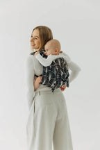 Lenny Buckle Onbuhimo PRO baby carrier, jacquard weave (100% cotton) - DECO - GRAINFIELDS