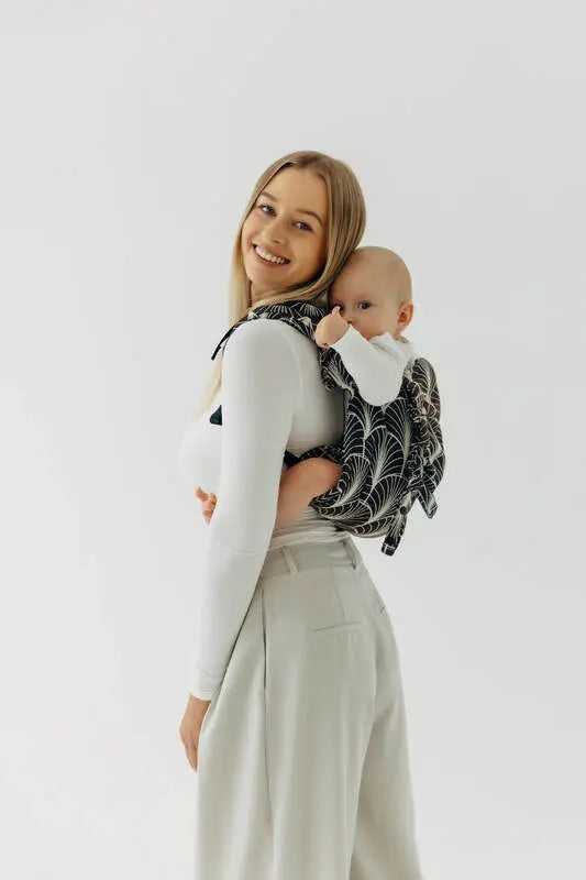 Lenny Buckle Onbuhimo PRO baby carrier, jacquard weave (100% cotton) - DECO - GRAINFIELDS