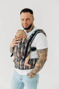 LennyUpGrade PRO Carrier, jacquard weave 100% cotton - DECO - GRAINFIELDS