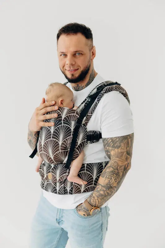 LennyUpGrade PRO Carrier, jacquard weave 100% cotton - DECO - GRAINFIELDS
